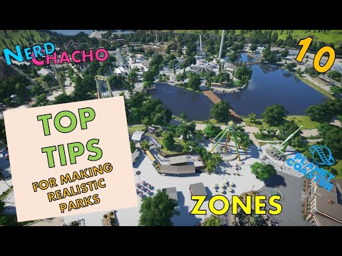 #10 - Zones (Park Management) - Planet Coaster Tutorial - Realistic Looking Parks in Planet Coaster