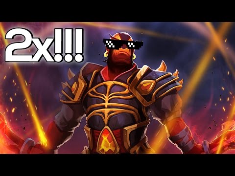 EHOME.X.Puer tea Double RAMPAGE vs. Fnatic Dota 2