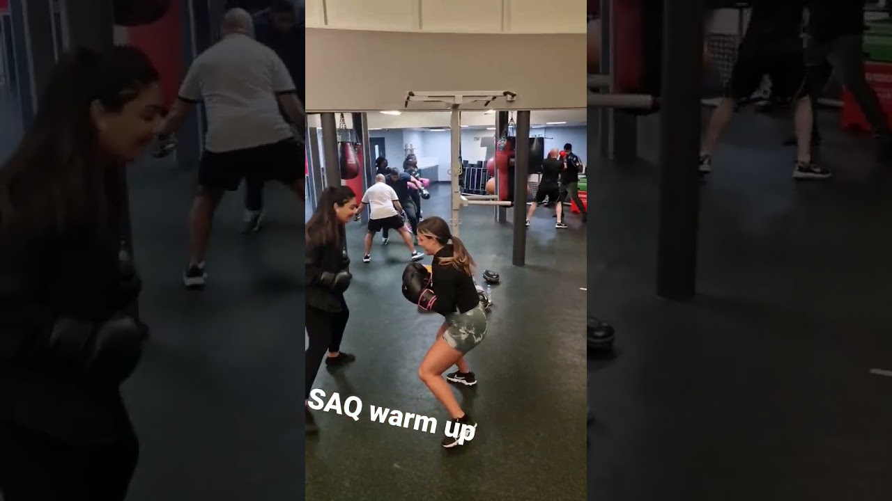 BoxFit Warm Up SAQ Drill #boxfit #classes #fitness