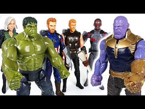 Thanos appeared! Go! Avengers Infinity War Titan Hero Hulk, Thor, Captain! - DuDuPopTOY