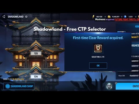 Marvel Future Fight - Shadowlands - Floor 131-135 (Free CTP Selector)