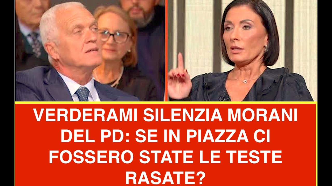 VERDERAMI SILENZIA MORANI DEL PD: SE IN PIAZZA CI FOSSERO STATE LE TESTE RASATE?