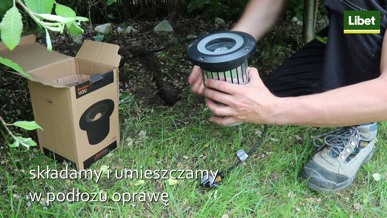 Światło w trawie Montujemy lampy ogrodowe w podłożu