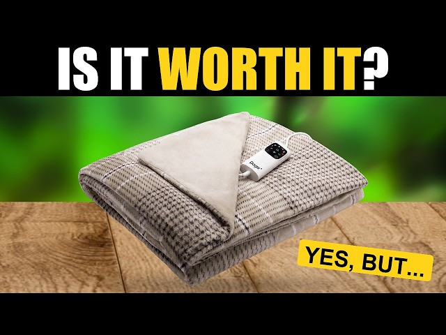 Vídeo relacionado con DAGA Manta térmica eléctrica de Sofá Relax Suave Elegante, Tecnología de Calefacción Intellisense, con Tejido Efecto Borreguito Suave y Confortable, 160 x 120 cm