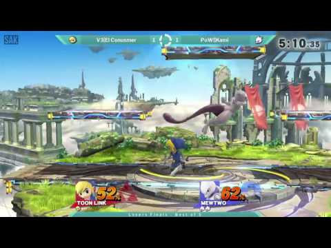 SOS30 Losers Finals - V3|El Conusmer (Toon Link) vs PoW!|Kami (Mewtwo)