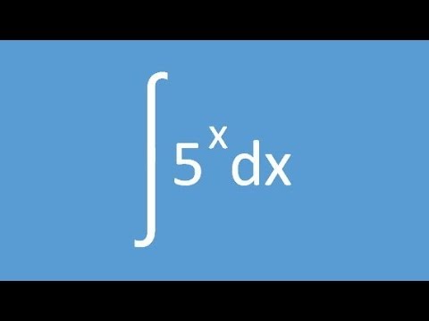 Basic Integration Example 07 (Changing Base of an Exponential Function)