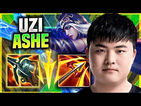 UZI IS SO CLEAN WITH ASHE! - Uzi Plays Ashe ADC vs Jinx! | Season 11