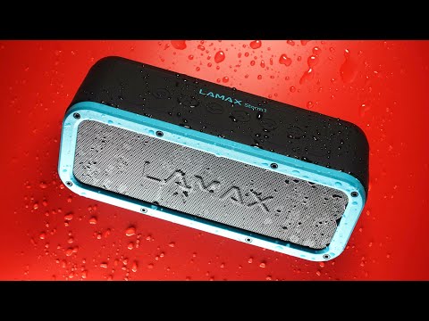 LAMAX Storm1 LMXSM1 nešiojama kolonėlė mėlynos spalvos video