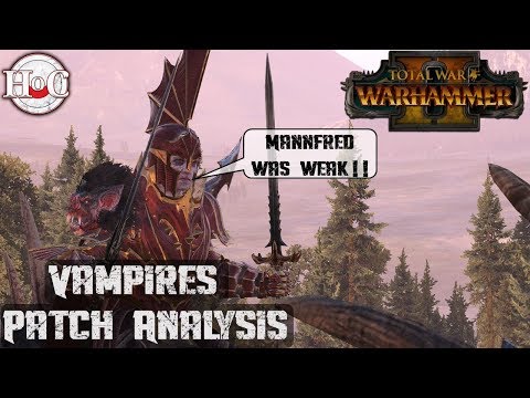 Vampire Patch Analysis - Total War Warhammer 2 - Online Battle 256