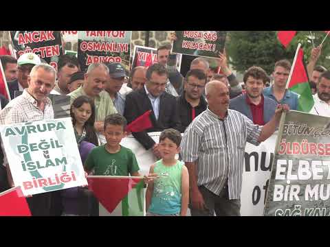 FİLİSTİN'E DESTEK YÜRÜYÜŞÜ 