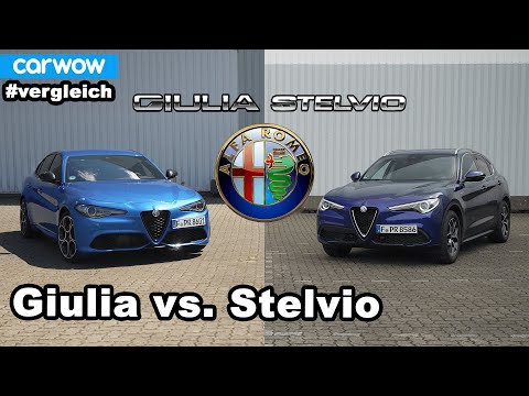 Alfa Romeo GIULIA vs STELVIO (2021): Which is better? Comparison test / Opinion / Review / Dean M...
