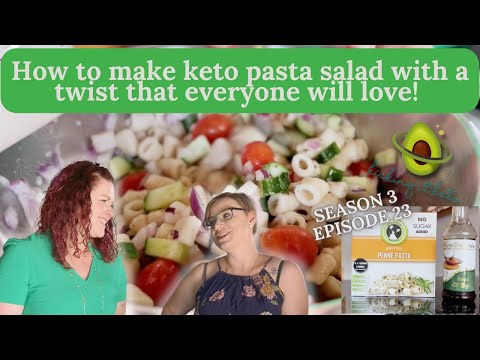 How to make keto pasta salad with a twist that everyone will love!