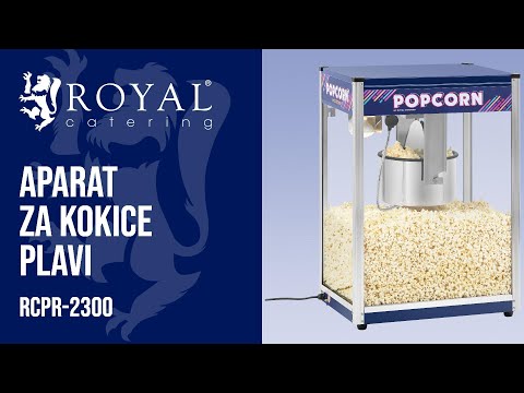 videozapis - Aparat za kokice Plavi - 16 oz - XXL