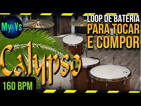 🥁 CALYPSO Drum LOOP (CALIPSO) for playing and composing | 160 bpm [Updated]