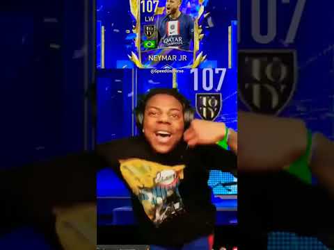 IShowSpeed packs Neymar JR- sings *Parado no Bailão* 😍 #shorts #funnyshorts #ishowspeedshorts