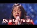 Angelica Hale Sings Clarity Hits Insane High Notes w Judges Comments America's Got Talent 2017 Live