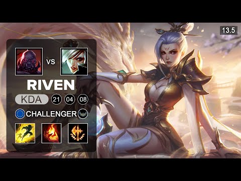 Riven vs Sion Top - EUW Challenger - Patch 13.5 Season 13