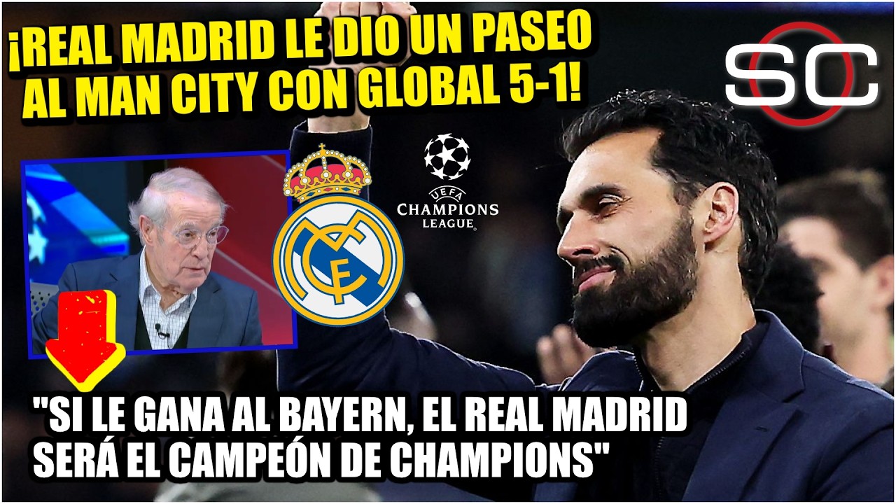 REAL MADRID apaleó al CITY. Si enfrenta al BAYERN y gana, será campeón de CHAMPIONS | SportsCenter