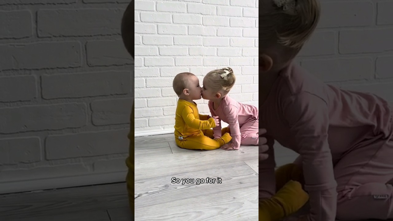 cute babies kissing 😘 #baby #kiss #cute #viral #viralvideo #babylover #babylaugh #shorts