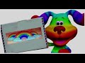 Blue S Clues Rainbow Puppy S Postcard O Rainbow World