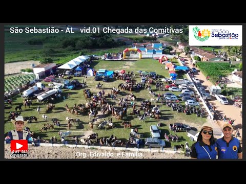 Vid. 01 Chegada das Comitivas 5° Cavalgada  Edivaldo Pereira 26/07/26