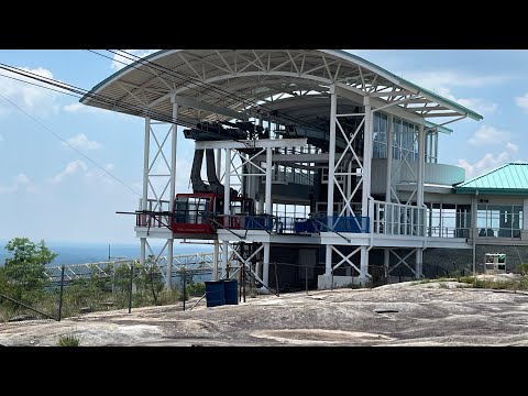 Riding the Stone Mountain Skyride Cablecar