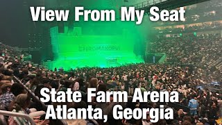 State Farm Arena Atlanta Concert Seating View From My Seat - Chromakopia Tour Tyler The Creator