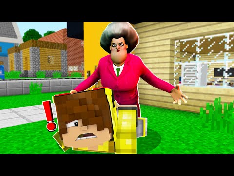 KORKUNÇ ÖĞRETMENDEN KAÇABİLEN KAZANIR! 😱 - Minecraft