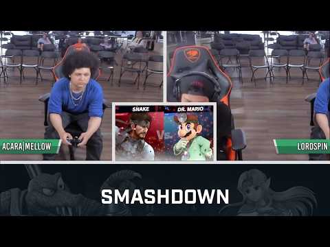 Smashdown Minor (Apr. '19) - LordSpin (Snake) Vs, AcaRa|Mellow (Dr. Mario, Mario) - Top 32 WR1
