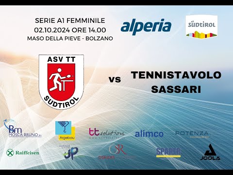 A1 ASV TT Suedtirol - Tennistavolo Sassari