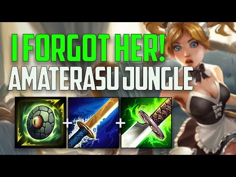 I ALMOST FORGOT ABOUT HER!! Amaterasu Jungle - Smite Conquest