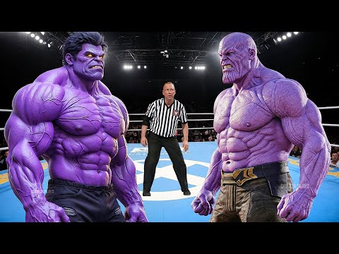 PURPLE HULK VS THANOS - EPIC BATTLE