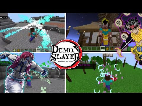 Unleash Demon Slayer Mod in Minecraft PE 1.20+