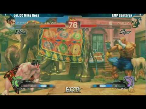 Mike Ross ( Honda ) vs Sanford Kelly ( Sagat ) - ECT 4