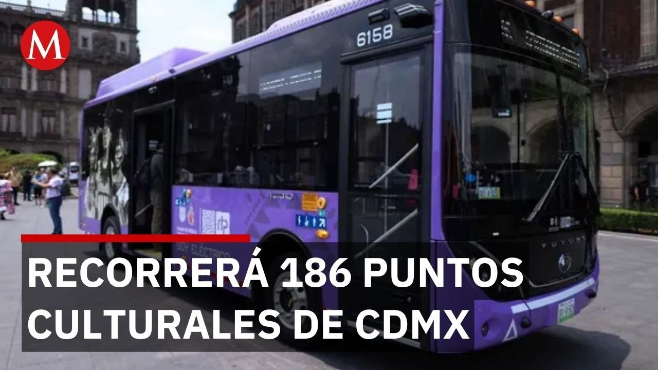 Clara Brugada unveils the Centrobús: An electric transport system operated by women
