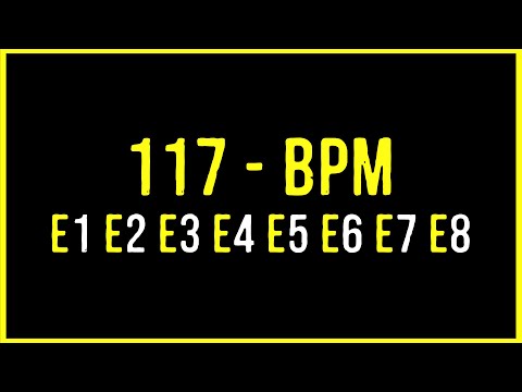 117 BPM - METRÔNOMO - CLICK (1 À 8)