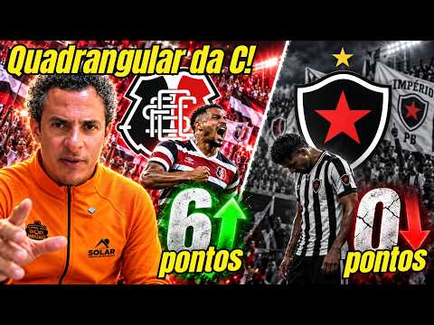🤔 SANTA CRUZ DISPARA, BOTAFOGO PB ZERA: DOIS EXTREMOS NO QUADRANGULAR