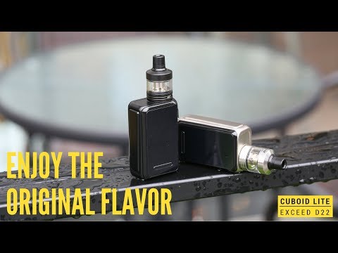 Joyetech Cuboid Lite с клиромайзером Exceed D22 (80W, 3000 mAh) - видео 1