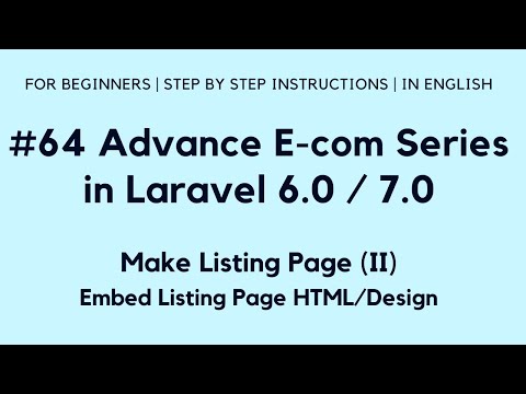 172 Make E com Website in Laravel 6 | Export Products Excel with Headings | Maatwebsite 3 1