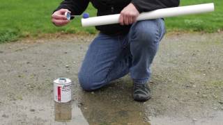 Making Irrigation Pipe Repairs - PVC Solvents for Wet Conditions