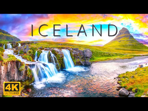 Beautiful Iceland 4K • Peaceful Relaxation Film with Calming Music