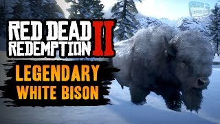 Red Dead Redemption 2 Legendary Animal - Legendary White Bison