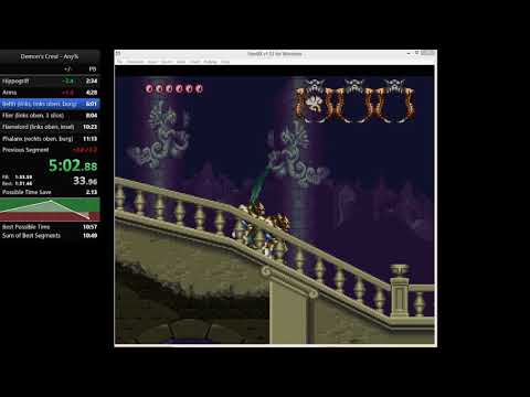 Demon's Crest Speedrun - any% [11:05]