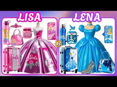 🌸 Lisa or Lena: Choose Your Dream Look – Barbie 🎀 or Cinderella 👑