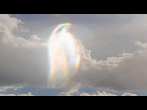 Angel spotted over The Island of Ikaria in Greece