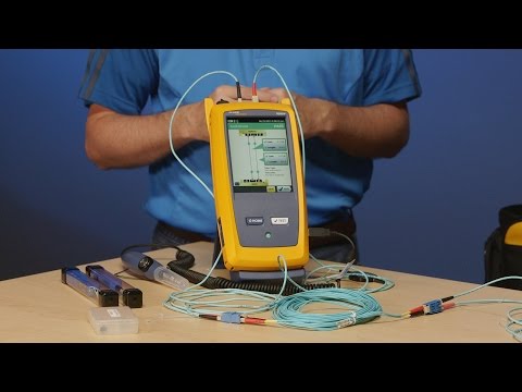 CertiFiber® Pro OLTS - Running a test: By Fluke Networks