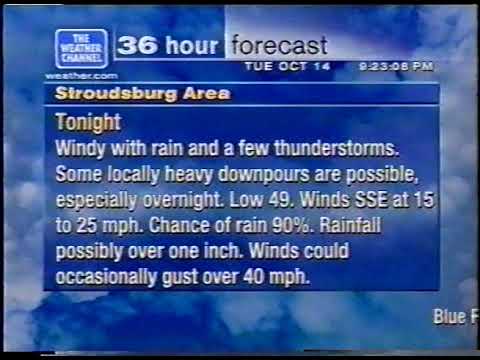 WeatherSTAR XL - 10/14/2003, 9:22PM - Huge Rain Storm