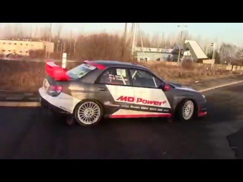 KJS 19 Świąteczny Puchar Forda 2015 - Marek Dudziński / Tomasz Siwak - Subaru Impreza N12