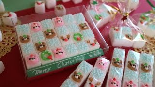 Christmas sugar cubes クリスマスシュガーキューブ !