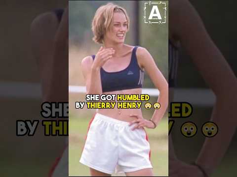 When Thierry Henry SCHOOLED Keira Knightley 😲👀 #thierryhenry